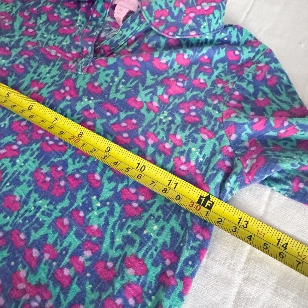 Lilly Pulitzer Girls 6/7 Dress Collared Polo Style Dress Floral
